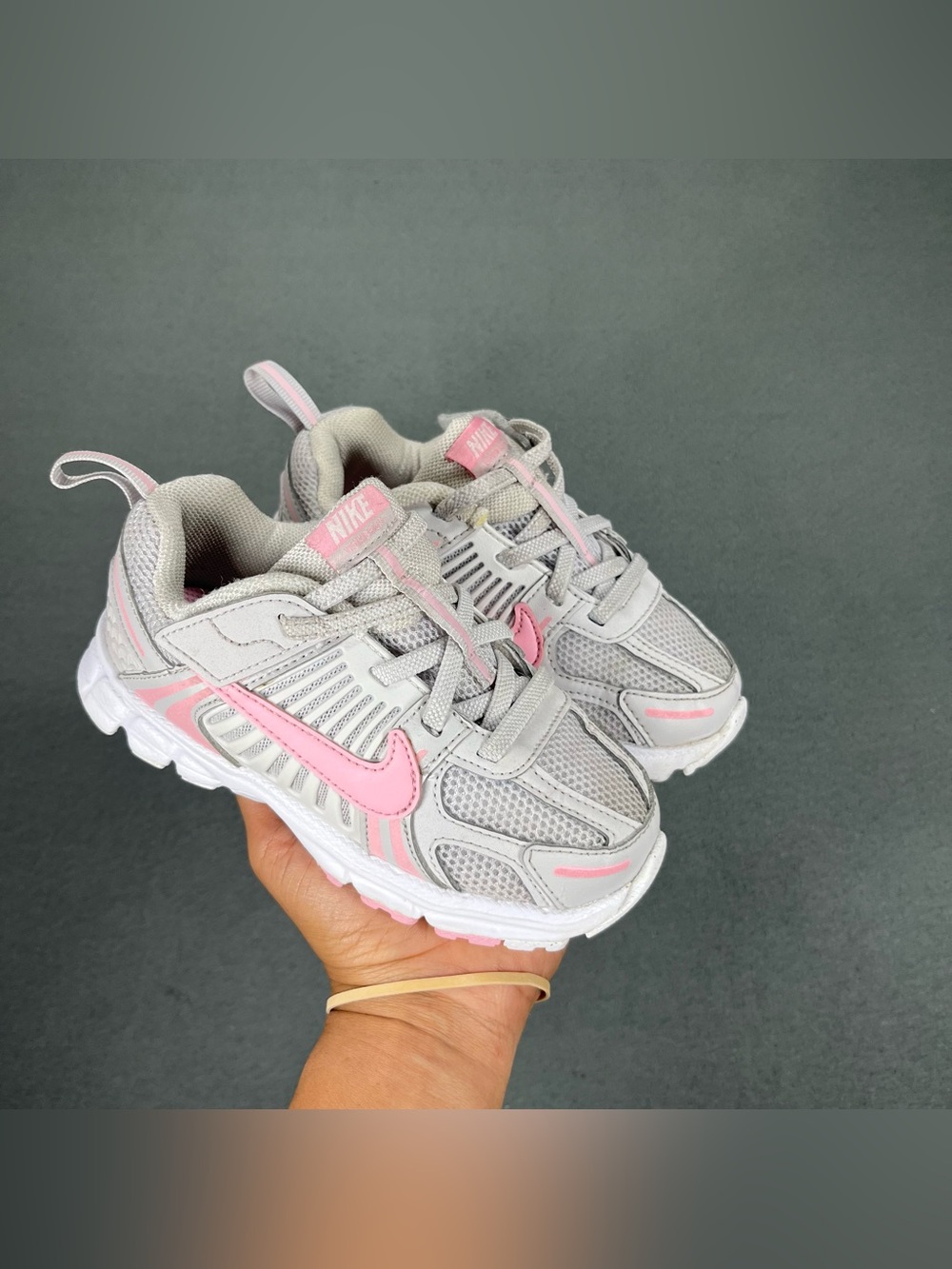 Nike Vomero 5 TD 'Vast Grey Medium Soft Pink' Size 10C